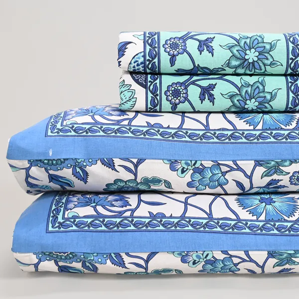 Percale_Cotton_200Tc_Multicolor_King_Size_Bedsheet