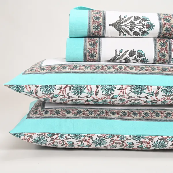 Percale_Cotton_200Tc_Multicolor_King_Size_Bedsheet