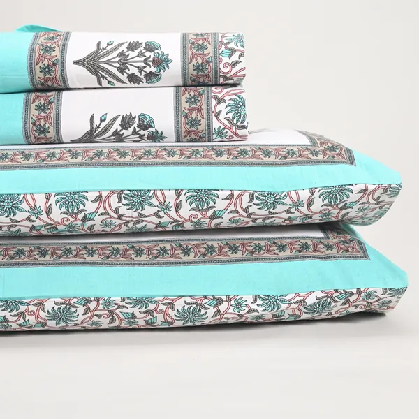Percale_Cotton_200Tc_Multicolor_King_Size_Bedsheet