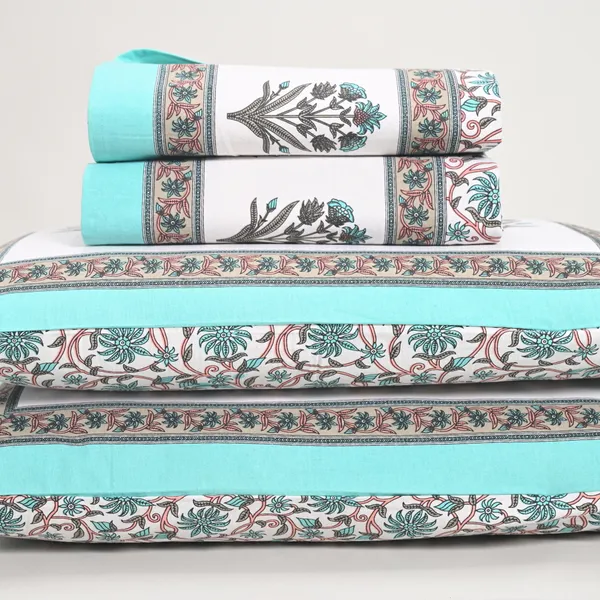Percale_Cotton_200Tc_Multicolor_King_Size_Bedsheet
