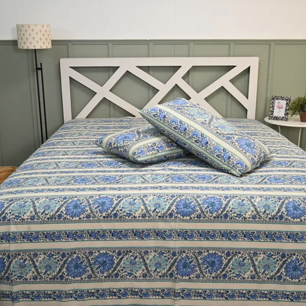 Percale_Cotton_200Tc_Multicolor_King_Size_Bedsheet