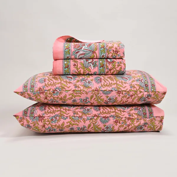 Percale_Cotton_200Tc_Multicolor_King_Size_Bedsheet