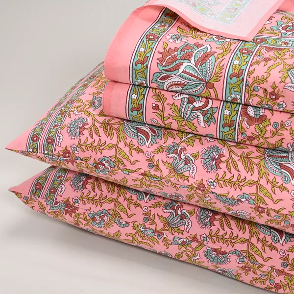 Percale_Cotton_200Tc_Multicolor_King_Size_Bedsheet