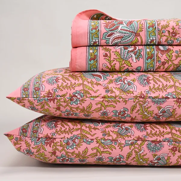 Percale_Cotton_200Tc_Multicolor_King_Size_Bedsheet