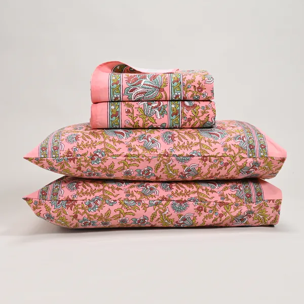 Percale_Cotton_200Tc_Multicolor_King_Size_Bedsheet