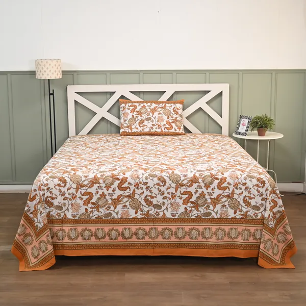 Percale_Cotton_200Tc_Multicolor_King_Size_Bedsheet