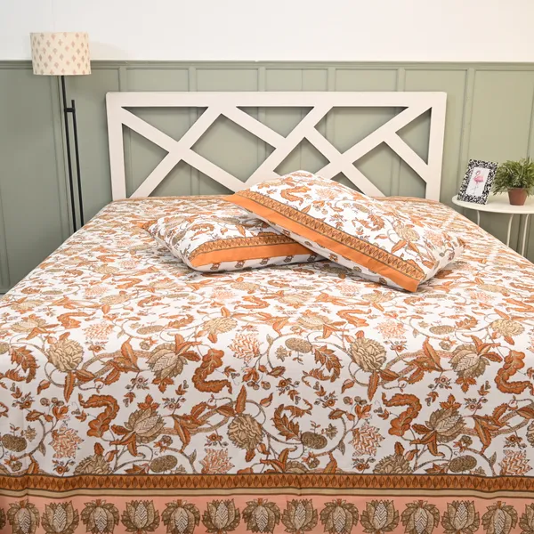 Percale_Cotton_200Tc_Multicolor_King_Size_Bedsheet
