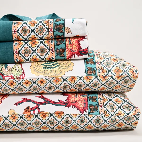 Percale_Cotton_200Tc_Multicolor_King_Size_Bedsheet