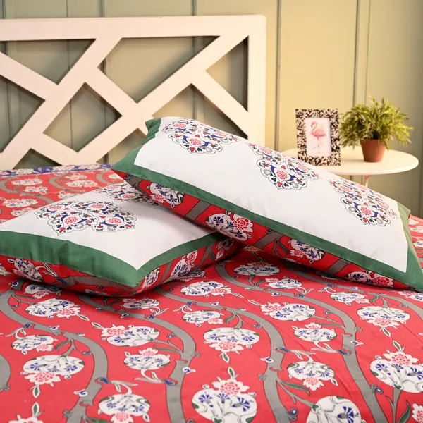 Percale_Cotton_200Tc_Multicolor_King_Size_Bedsheet