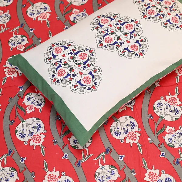 Percale_Cotton_200Tc_Multicolor_King_Size_Bedsheet