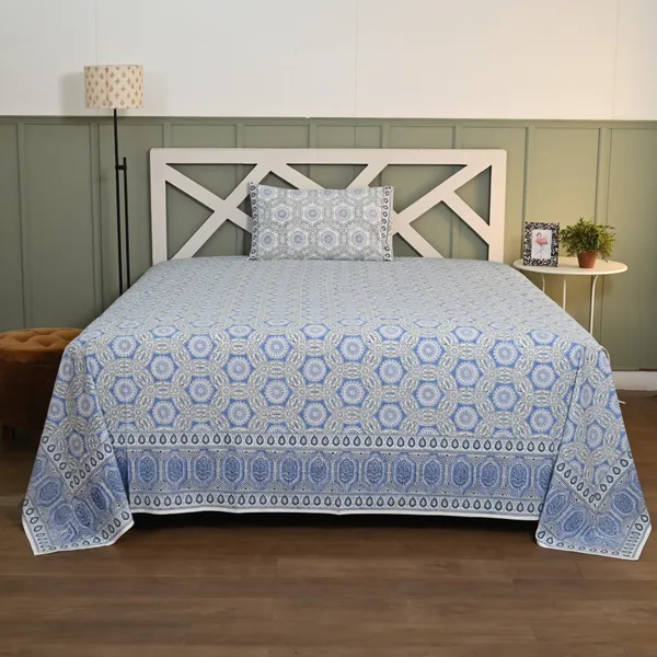 Block_Print_Percale_Cotton_King_Size_Bedsheet
