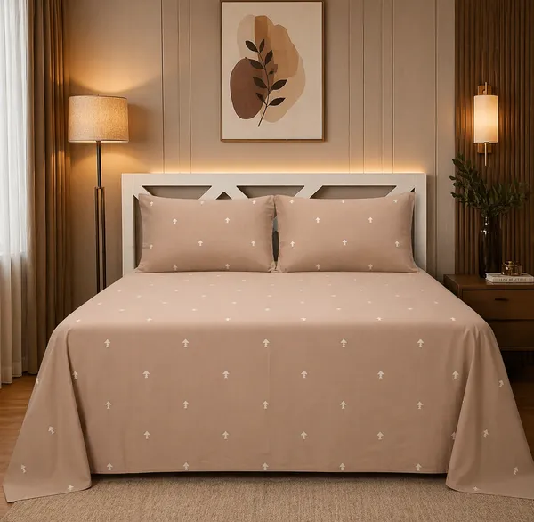 Percale_Cotton_200Tc_Multicolor_King_Size_Bedsheet