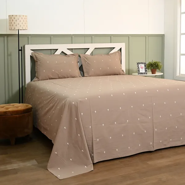 Percale_Cotton_200Tc_Multicolor_King_Size_Bedsheet