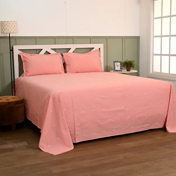 Percale_Cotton_200Tc_Multicolor_King_Size_Bedsheet