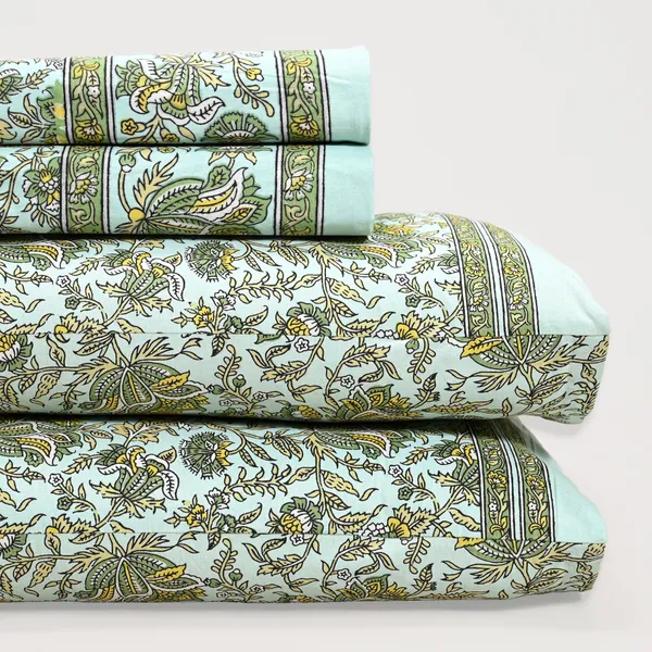 Percale_Cotton_200Tc_Multicolor_King_Size_Bedsheet