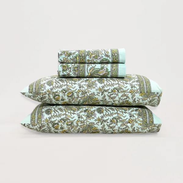 Percale_Cotton_200Tc_Multicolor_King_Size_Bedsheet