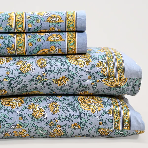 Percale_Cotton_200Tc_Multicolor_King_Size_Bedsheet