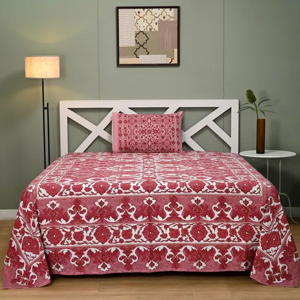 Percale_Cotton_200Tc_Multicolor_King_Size_Bedsheet
