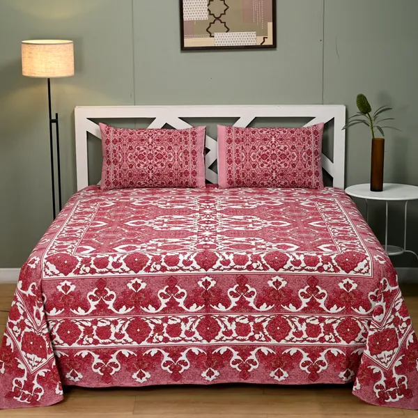 Percale_Cotton_200Tc_Multicolor_King_Size_Bedsheet