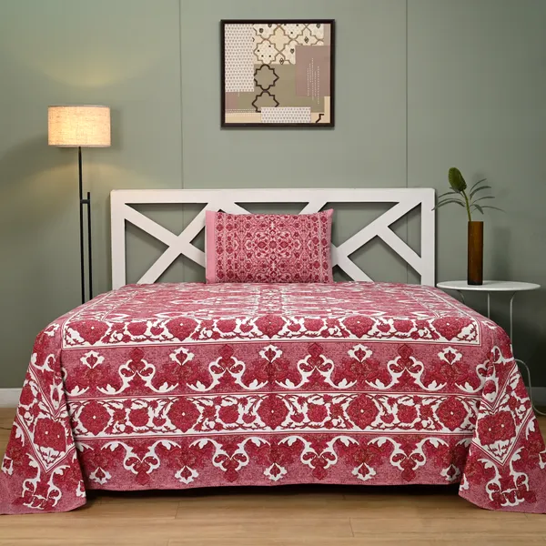 Percale_Cotton_200Tc_Multicolor_King_Size_Bedsheet