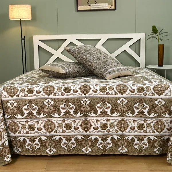 Percale_Cotton_200Tc_Multicolor_King_Size_Bedsheet