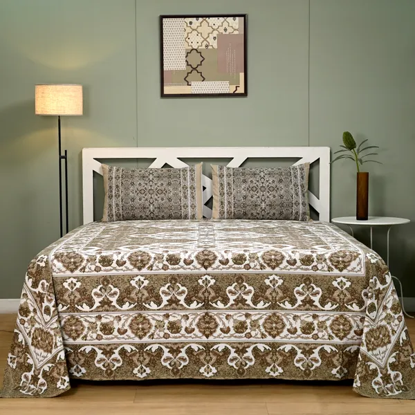 Percale_Cotton_200Tc_Multicolor_King_Size_Bedsheet