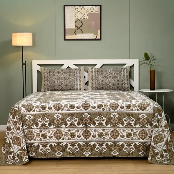 Percale_Cotton_200Tc_Multicolor_King_Size_Bedsheet