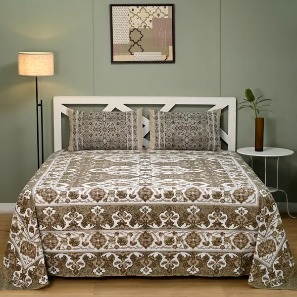 Percale_Cotton_200Tc_Multicolor_King_Size_Bedsheet