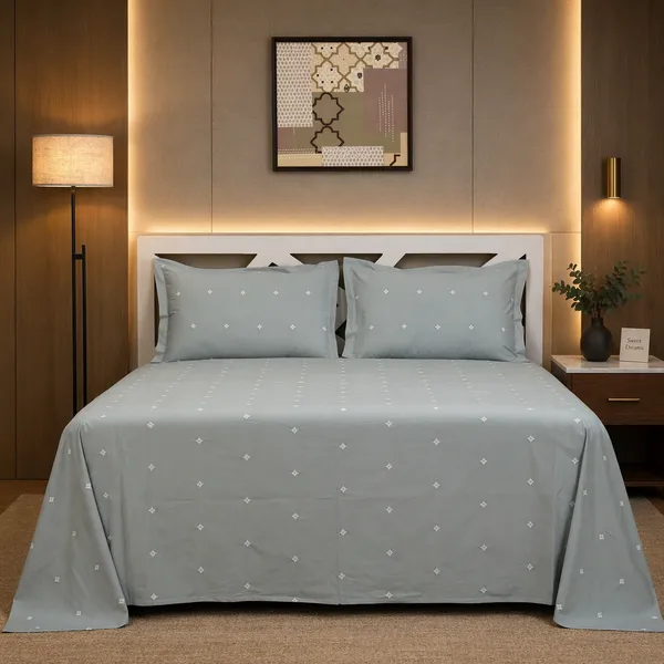 Lumina_Percale_Cotton_King_Size_Bedsheet