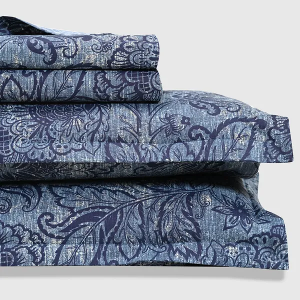 Percale_Cotton_200Tc_Multicolor_King_Size_Bedsheet