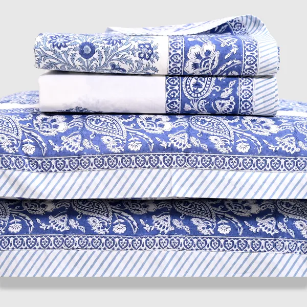 Block_Print_Percale_Cotton_King_Size_Bedsheet