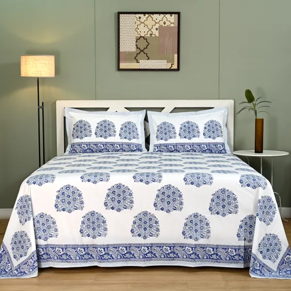 Blue_Percale_Cotton_Block_Print_Blue_King_Size_Bedsheet_For_Home_Decor_&_Bedding