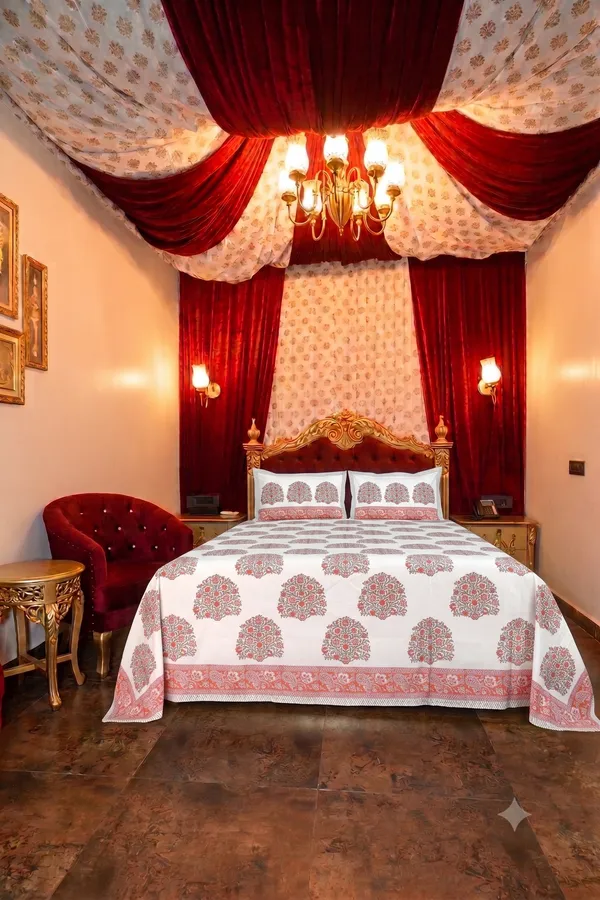 Block_Print_Percale_Cotton_King_Size_Bedsheet