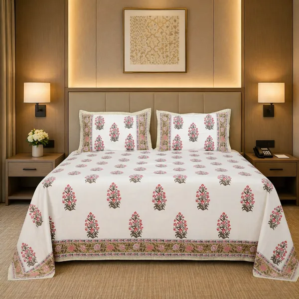 Block_Print_Percale_Cotton_King_Size_Bedsheet