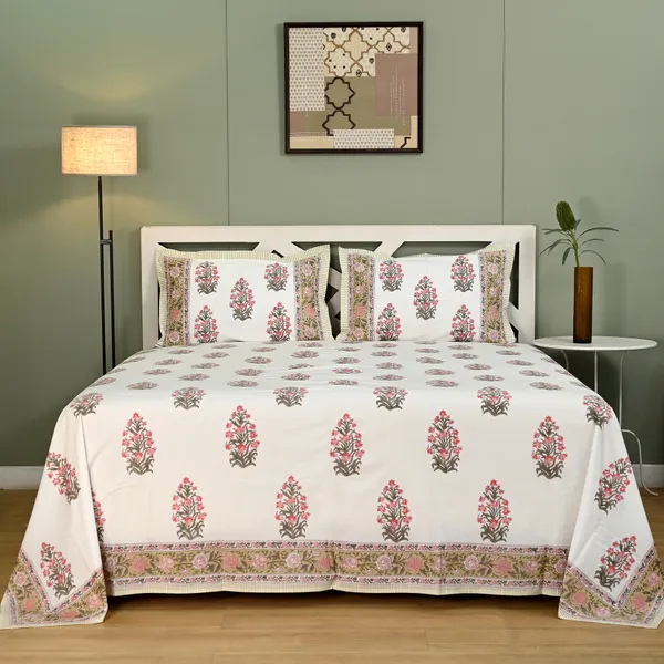 Block_Print_Percale_Cotton_King_Size_Bedsheet