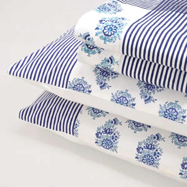 Sky_Blue_Percale_Cotton_Block_Print_Sky_Blue_King_Size_Bedsheet_For_Home_Decor_&_Bedding