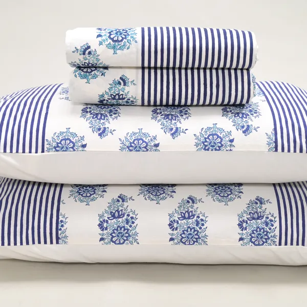 Sky_Blue_Percale_Cotton_Block_Print_Sky_Blue_King_Size_Bedsheet_For_Home_Decor_&_Bedding