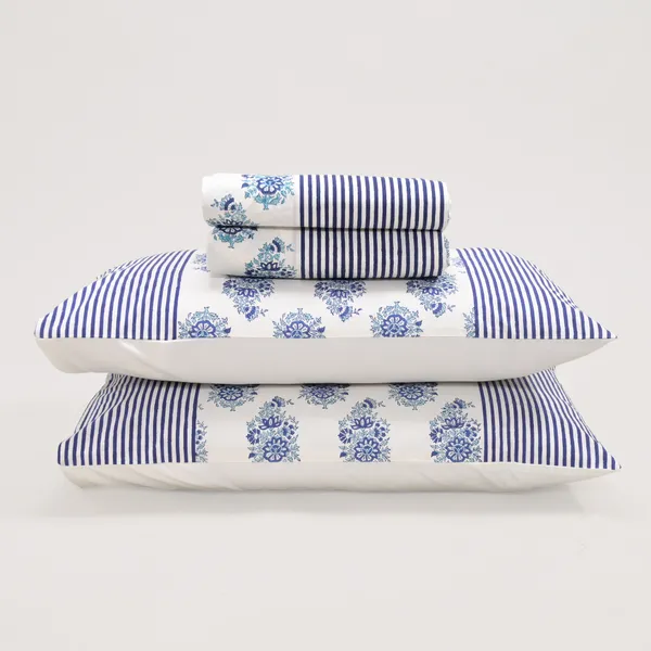 Sky_Blue_Percale_Cotton_Block_Print_Sky_Blue_King_Size_Bedsheet_For_Home_Decor_&_Bedding