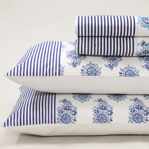 Sky_Blue_Percale_Cotton_Block_Print_Sky_Blue_King_Size_Bedsheet_For_Home_Decor_&_Bedding