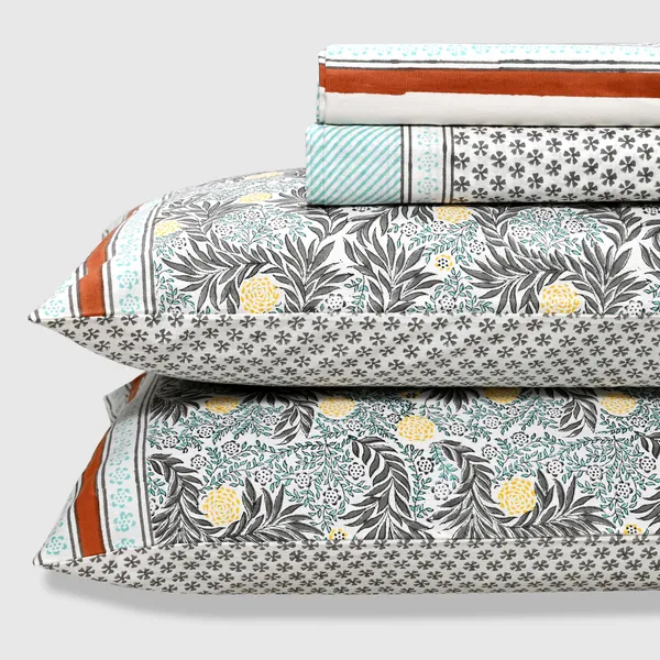 Block_Print_Percale_Cotton_King_Size_Bedsheet