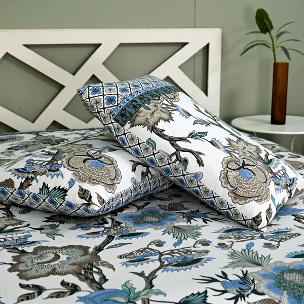 Percale_Cotton_200Tc_Multicolor_King_Size_Bedsheet