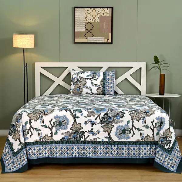 Percale_Cotton_200Tc_Multicolor_King_Size_Bedsheet