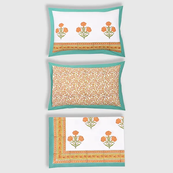 Yellow_Percale_Cotton_Block_Print_Yellow_King_Size_Bedsheet_For_Home_Decor_&_Bedding