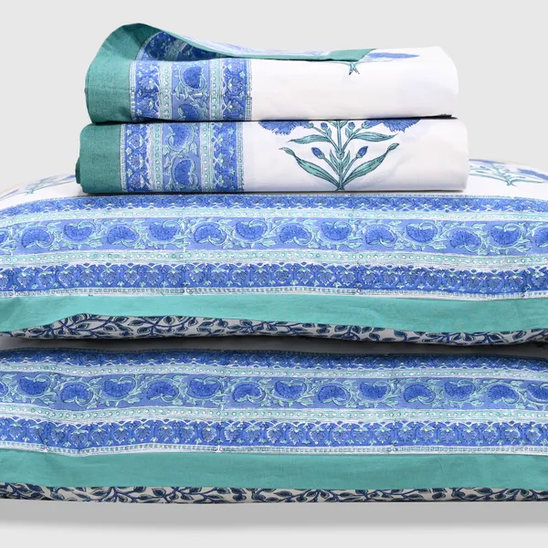Block_Print_Percale_Cotton_King_Size_Bedsheet