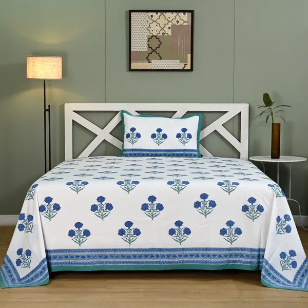 Block_Print_Percale_Cotton_King_Size_Bedsheet