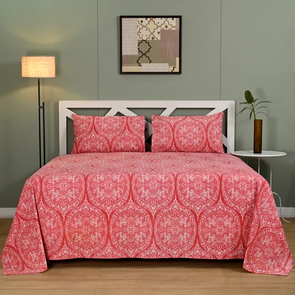 Percale_Cotton_200Tc_Multicolor_King_Size_Bedsheet