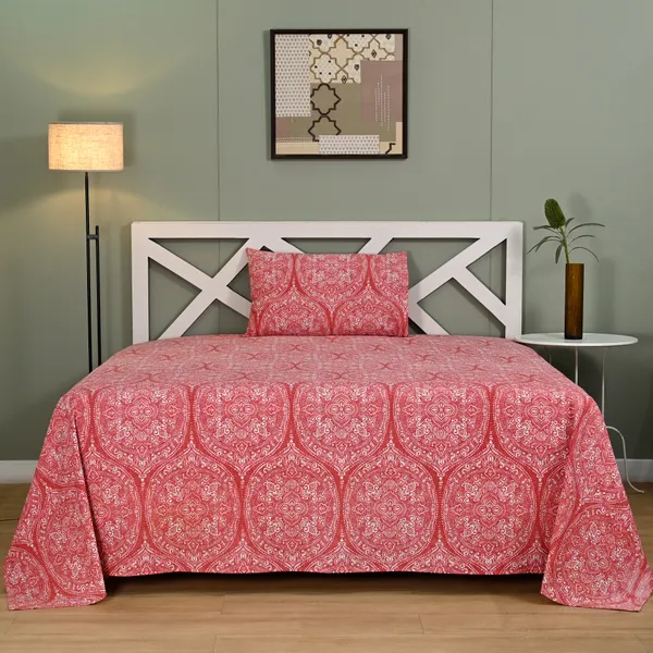 Percale_Cotton_200Tc_Multicolor_King_Size_Bedsheet