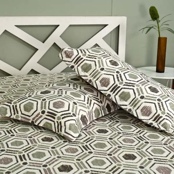 Percale_Cotton_200Tc_Multicolor_King_Size_Bedsheet