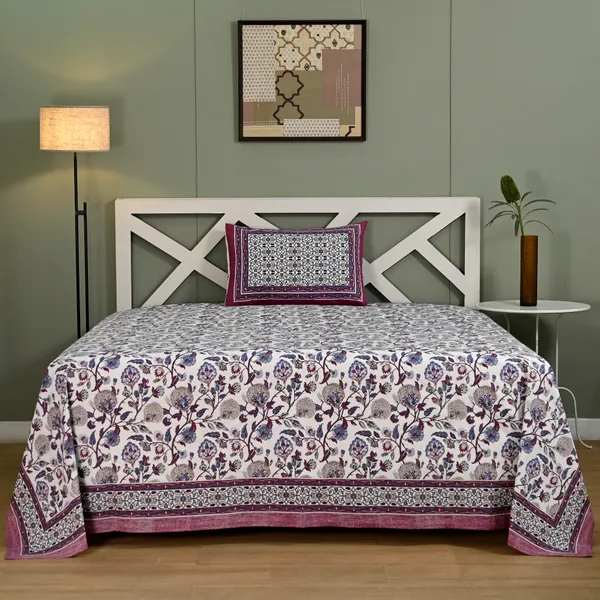 Percale_Cotton_200Tc_Multicolor_King_Size_Bedsheet