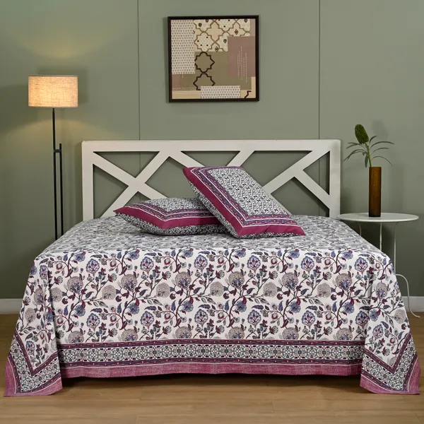 Percale_Cotton_200Tc_Multicolor_King_Size_Bedsheet
